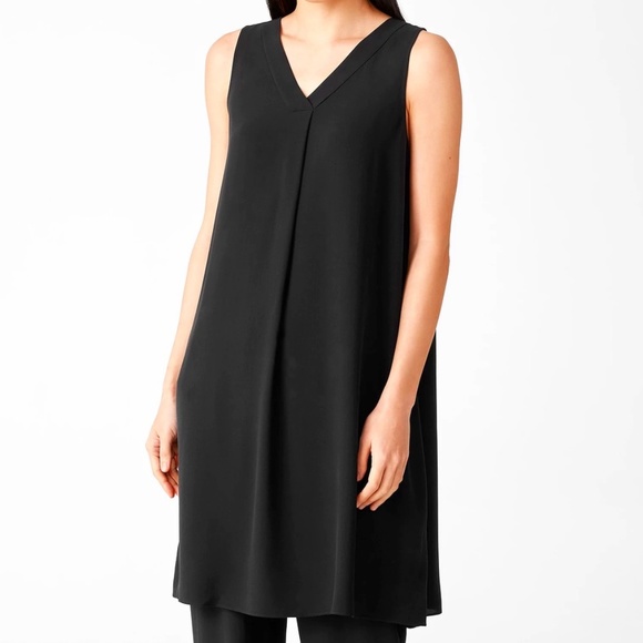 PERFECT for All Seasons! Silk Georgette Crepe Pleated Dress. - Picture 1 of 9